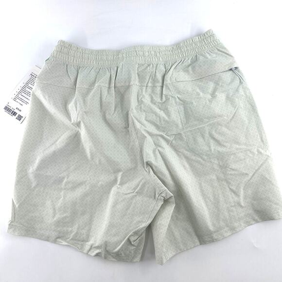 Lululemon Men's Dotted Link White Ocean Air Swim Short 7" Lined Size L - Picture 4 of 12